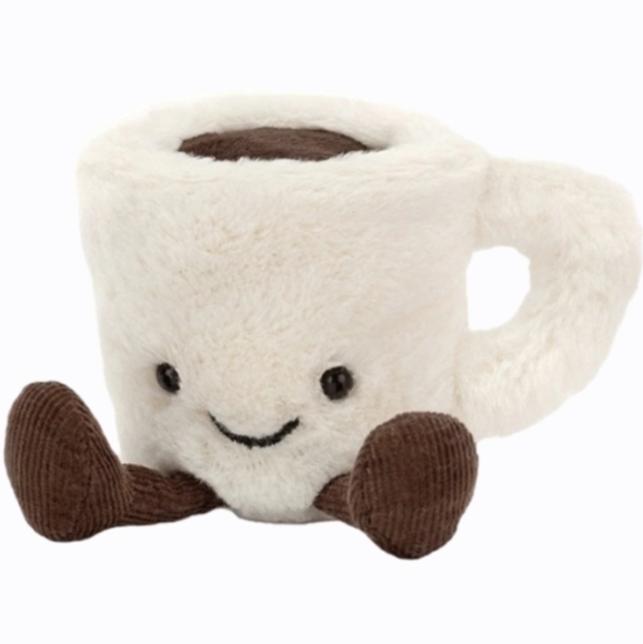 Jellycat Amuseable Espresso Cup Plush & Soft 4x2" NWT - Picture 1 of 4